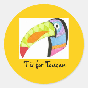 TはToucanのためです ラウンドシール