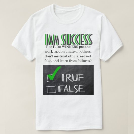 TまたはF Tシャツ (デザイン正面)