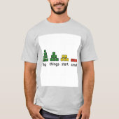 Tやる気を起こさせるシャツ Tシャツ (正面)