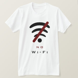 Tよくはしゃぐシャツのオフライン – Wi-Fiなし Tシャツ