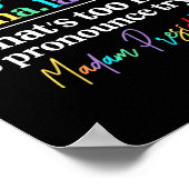 Tを発音すもしるには懸命すぎるKamala Hariss La ポスター (角)