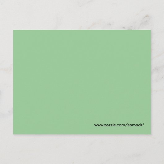 Tを知ればあなたはミシガンから来る ポストカード (裏面)