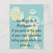 Tを知ればあなたはミシガンから来る ポストカード (正面)