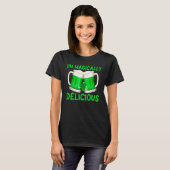 Tを飲んで魔法のように美味しいSt patricks day Tシャツ (正面フル)