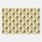 Tカスタマイズレックスティラノサウルス誕生日 ラッピングペーパーシート (正面)