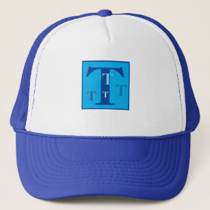 Tカッコいいパーソナライズされたシャツ(T)の文字 キャップ