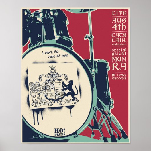 Tキャッツコンサートのポスター ポスター (正面)