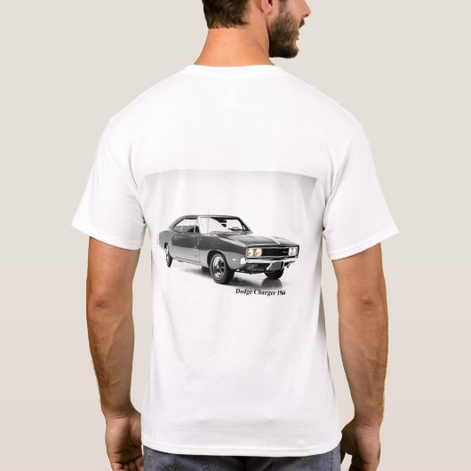Tクラシックシャツ用の自動車イメージ Tシャツ (裏面)