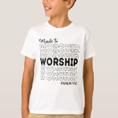 Tシカッコいいャツ感動的のChristian Graphic Tees Tシャツ (正面)