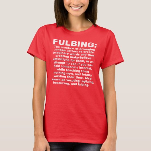 Tシャおもしろいツをフルビング Tシャツ (正面)