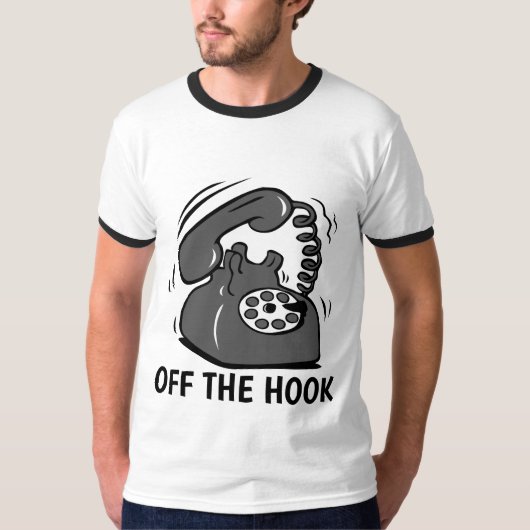 Tシャおもしろいツ、オフフック Tシャツ (正面)