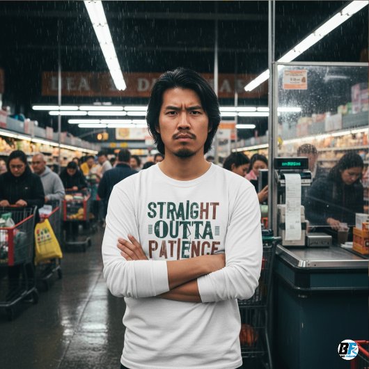 Tシャおもしろいツ、ストレートの忍耐 Tシャツ
