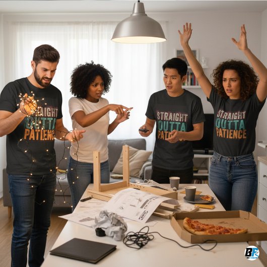 Tシャおもしろいツ、ストレートの忍耐 Tシャツ