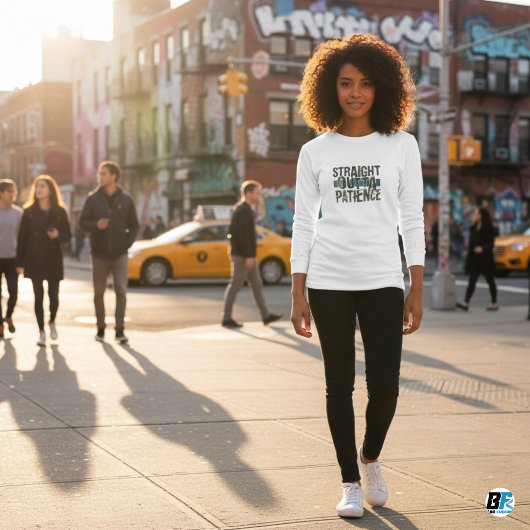 Tシャおもしろいツ、ストレートの忍耐 Tシャツ