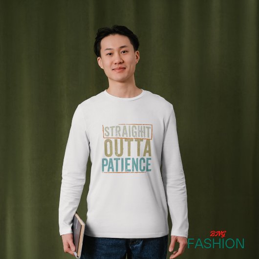 Tシャおもしろいツ、ストレートの忍耐 Tシャツ