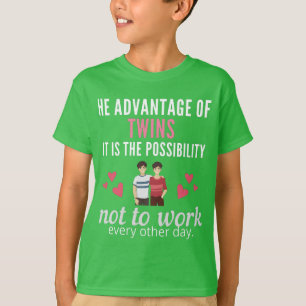 Tシャおもしろいツ,双子の誕生日プレゼント Tシャツ