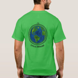 Tシャのまわりにツの循環 Tシャツ