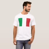 Tシャイタリアンツの旗 Tシャツ (正面フル)