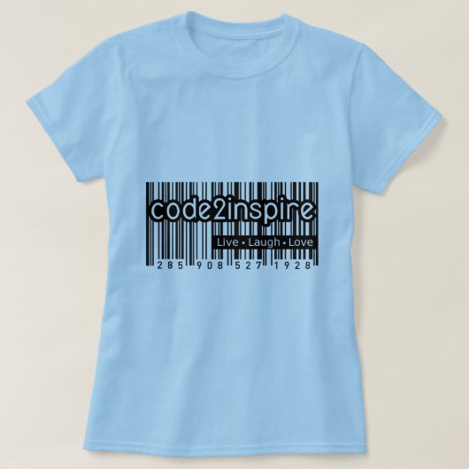 Tシャインスパイアツのコード Tシャツ (デザイン正面)