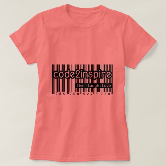 Tシャインスパイアツのコード Tシャツ (デザイン正面)