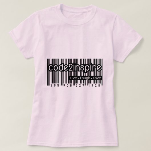 Tシャインスパイアツのコード Tシャツ (デザイン正面)