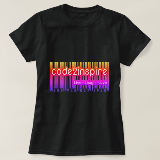 Tシャインスパイアツのコード Tシャツ (デザイン正面)