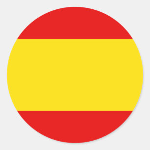 Tシャスペインのツとギフト国旗 ラウンドシール