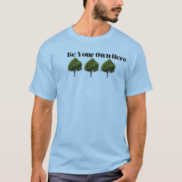 Tシャツあなた自身がヒーローになろう　前向き　モチベーション Tシャツ