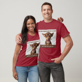 Tシャツおもしろい犬プリントの動作日本の: Tシャツ (ユニセックス)