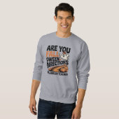 Tシャツおもしろい秋O-Ween Vibes スウェットシャツ (正面フル)