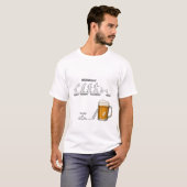 Tシャツおもしろい週展開ビール Tシャツ (正面フル)