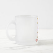 Tシャツおよびギフトがあるお母さん フロストグラスマグカップ (左)