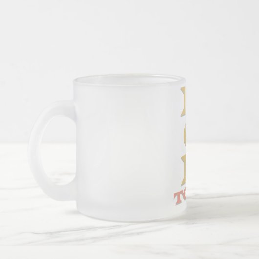 Tシャツおよびギフトがあるお母さん フロストグラスマグカップ (左)