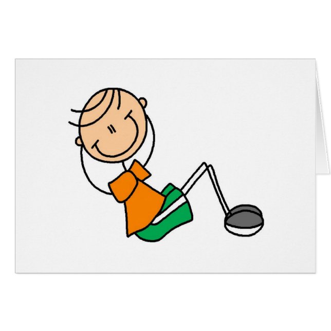 Tシャツおよびギフトに運動させる棒の姿 (正面横)