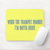 Tシャツおよびギフトを言っているクリスチャン マウスパッド (マウス)