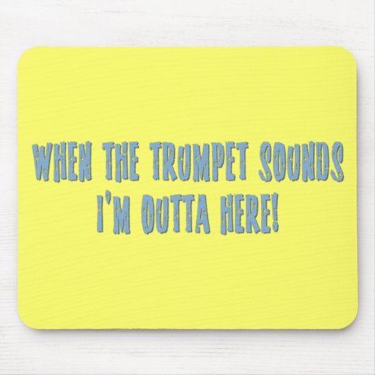 Tシャツおよびギフトを言っているクリスチャン マウスパッド (正面)