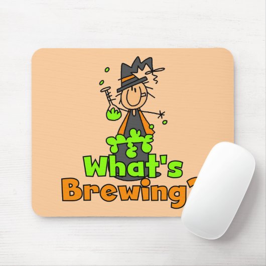 Tシャツおよびギフトを醸造している何が マウスパッド (マウス)