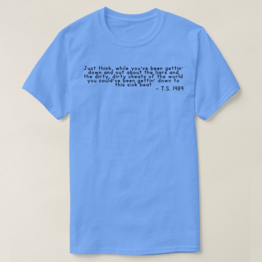 Tシャツから振り落とす2 Tシャツ (デザイン正面)