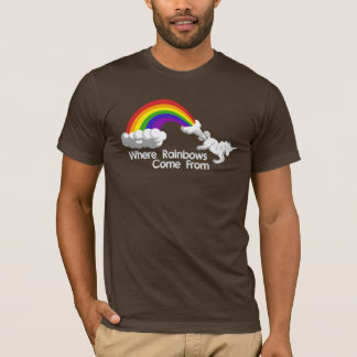 Tシャツから来られる虹一方、 Tシャツ