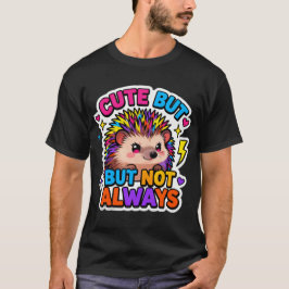 Tシャツかわいいけど時々イライラするハリネズミ Tシャツ