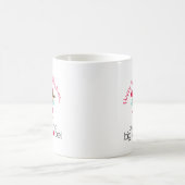 Tシャツがある幸せな妖精の姉 コーヒーマグカップ (中央)