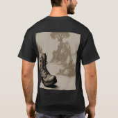 Tシャツが冒険へ Tシャツ (裏面)