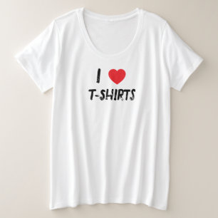Tシャツが大好き プラスサイズTシャツ