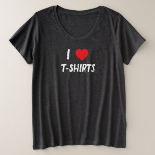 Tシャツが大好き プラスサイズTシャツ