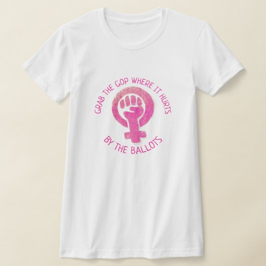 「Tシャツが痛むGOPをつかめ Tシャツ (レイダウン)