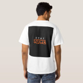 Tシャツだけの滞在デザイン Tシャツ (裏面フル)