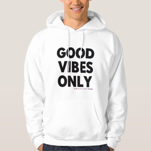 TシャツだけのGood Vibes | 前向き引用文図T パーカ (正面)