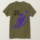 Tシャツでやる気を起こさせるTシャツを実現 Tシャツ (デザイン正面)