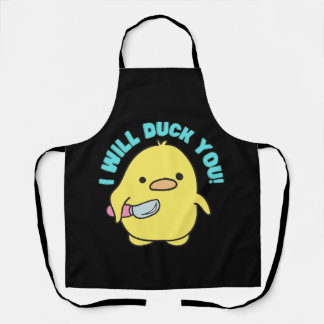Tシャツでカモおもしろいッ» Duck エプロン