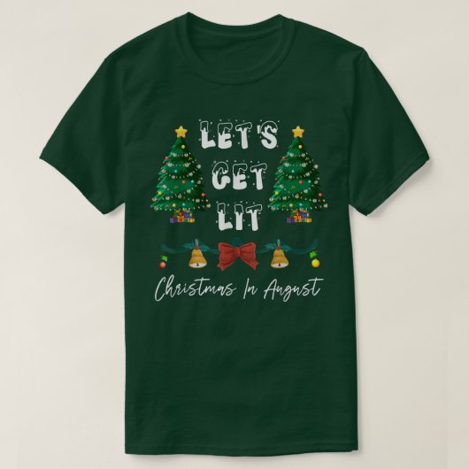Tシャツでクリスマス威厳があるに火をつけよう Tシャツ (デザイン正面)